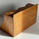 Porte courrier de bureau vintage en bois