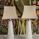 Large White Crystal Glass Table Lamps, Carl Fagerlund, Orrefors, 1960, Set of 2