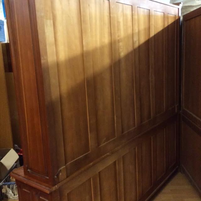 Cherry bookcase 4 doors