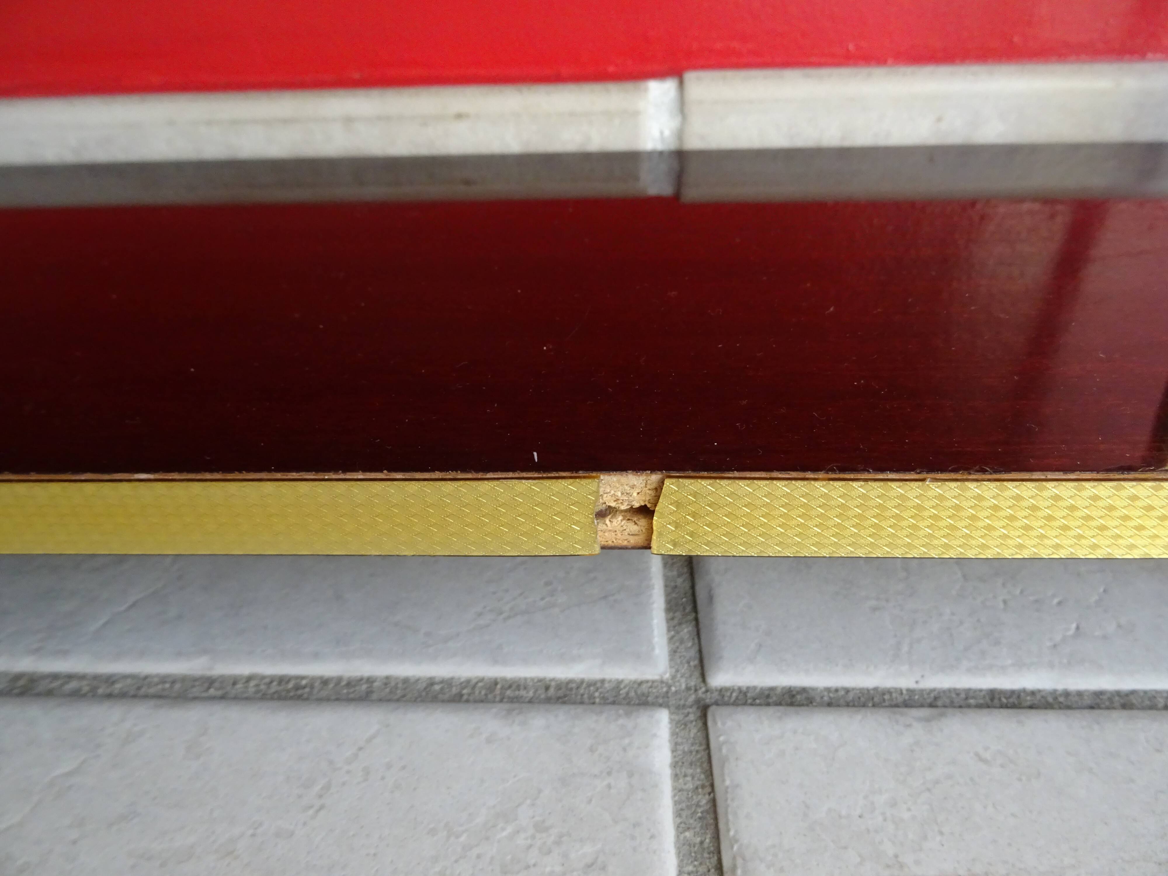 Vintage formica wall shelf 60s
