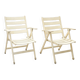 Set of outdoor folding chairs, 1960s