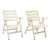 Set of outdoor folding chairs, 1960s