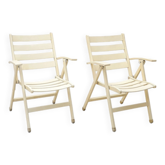 Set of outdoor folding chairs, 1960s