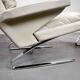 Leather "Swing" lounge chair with ottoman for COR Germany, 1960's