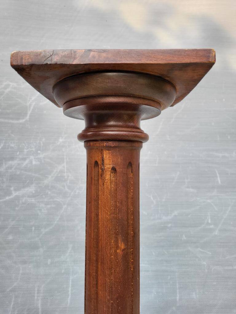 Church stand, 19th century Louis XVI style column