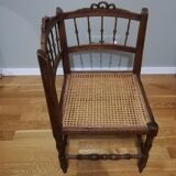Corner chair canus Louis XV style