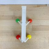 Multicolored ball door hook