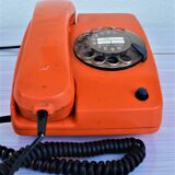 Siemens vintage orange phone, 70s