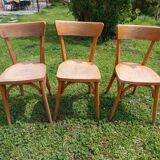 3 Luterma bistro chairs, sanded