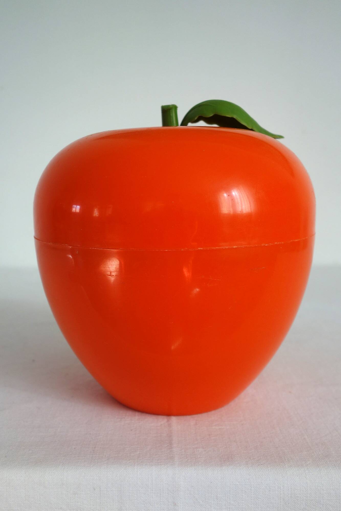 Vintage Orange Apple Ice Bucket