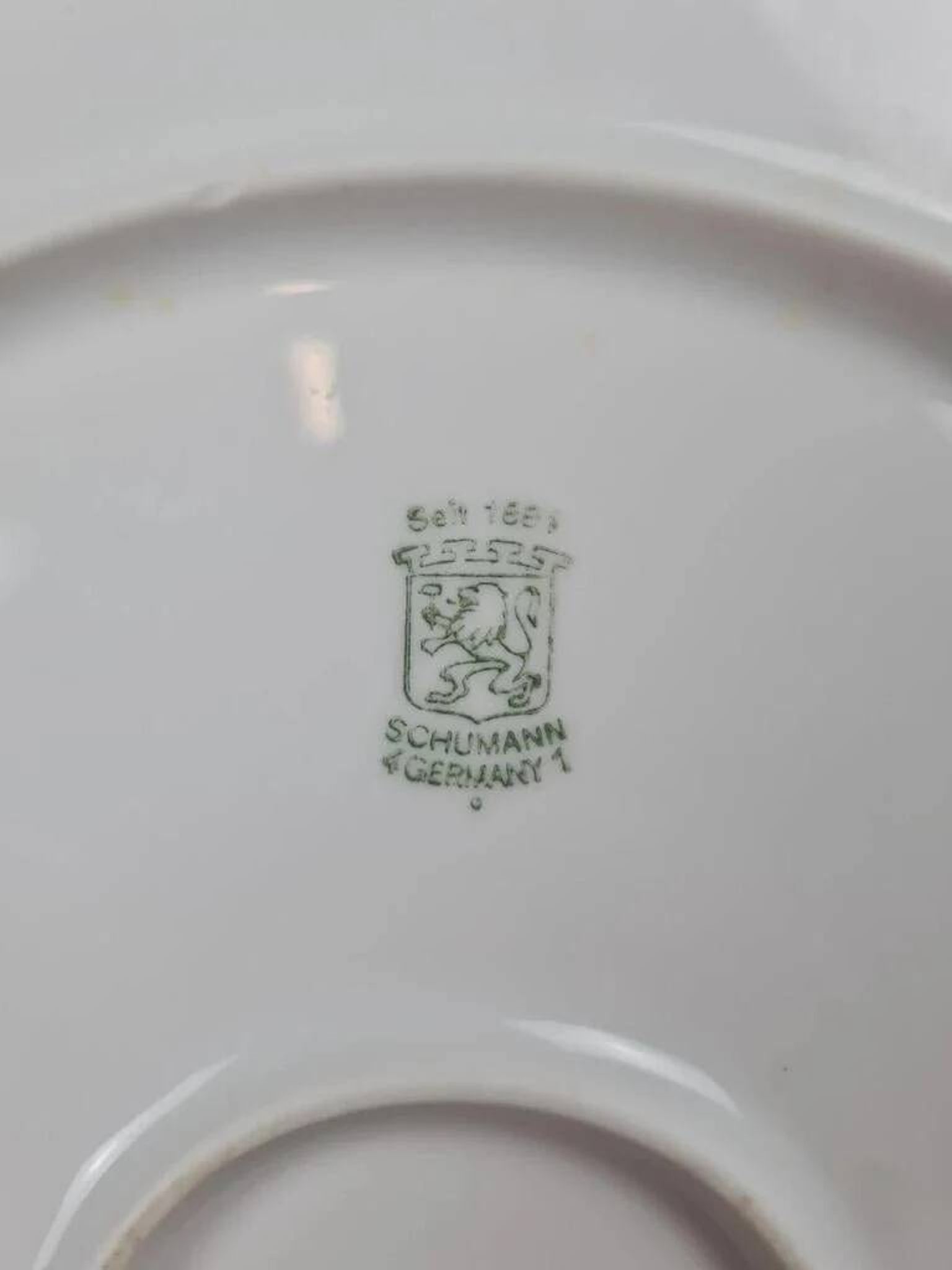 Grand plat à gâteau en porcelaine fine Schumann Germany 🇩🇪