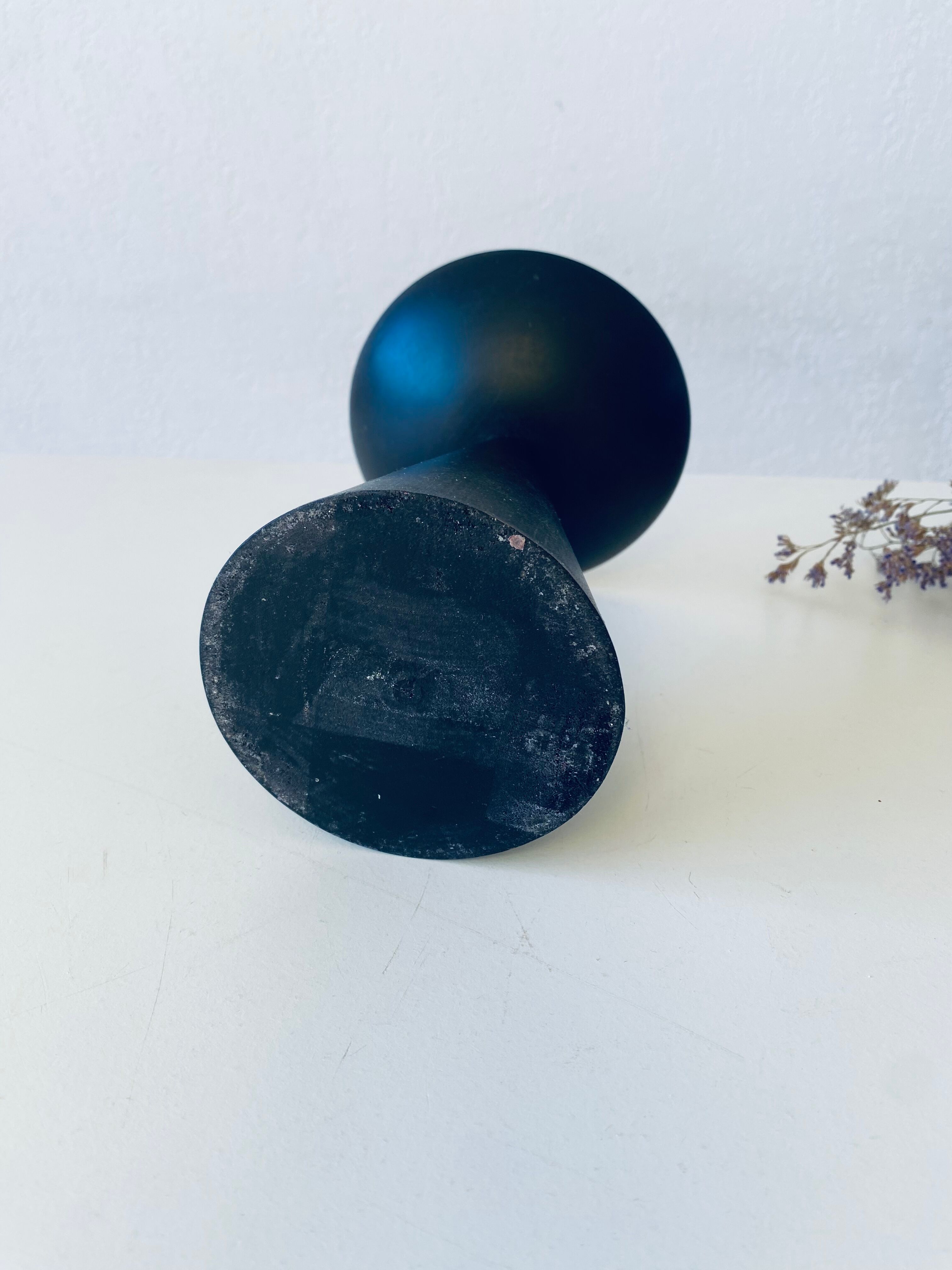 Scandinavian style wooden candle holder