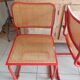 Set 4 chair B32 red Marcel Breuer Cesca