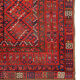 Handmade Red Wool Tribal Area Rug Persian Turkman Carpet Rug- 160x190cm