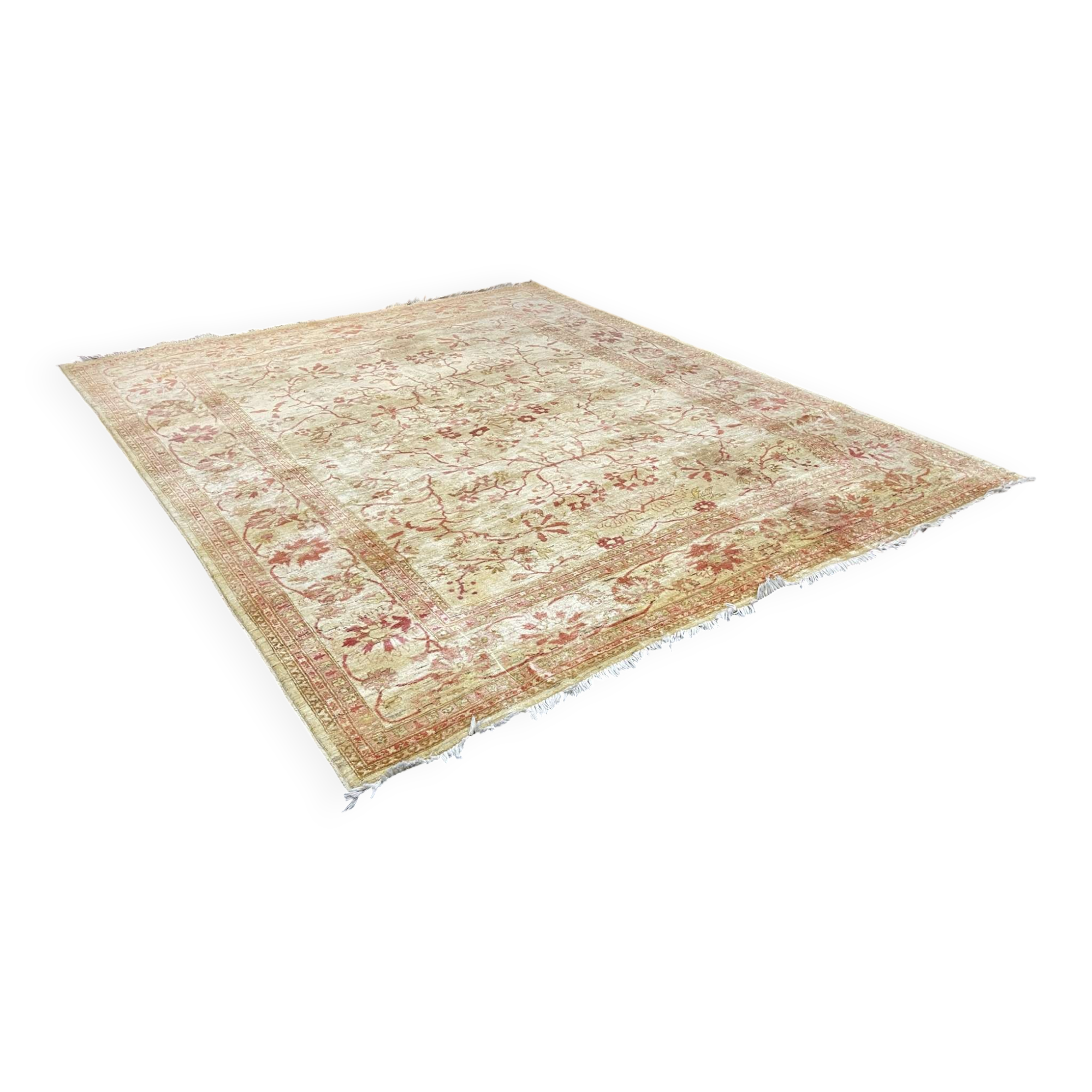 Handmade wool Oriental rug - 3.43m x 2.70m