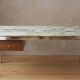 Bureau Knoll design marbre blanc
