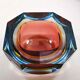 1960s Octagonal Multi-faceted Ashtray in Uranium Murano Glass
