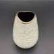 Small Bay Keramik vase with pearlescent glaze and gold trim.