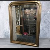 Antique Louis Philippe style gilded mirror
