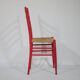 B&B Italy Wicker Chairs Table Colorful Mid-Century Design 60s 70s, Set of 5