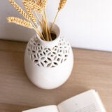 White ceramic vase