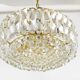 Bakalowits Vienna Grand Chandelier in Gilded Brass and Crystal Glass, Austria, 1970s