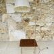 Vintage articulated floor lamp with shelf and magazine holder 1960s
