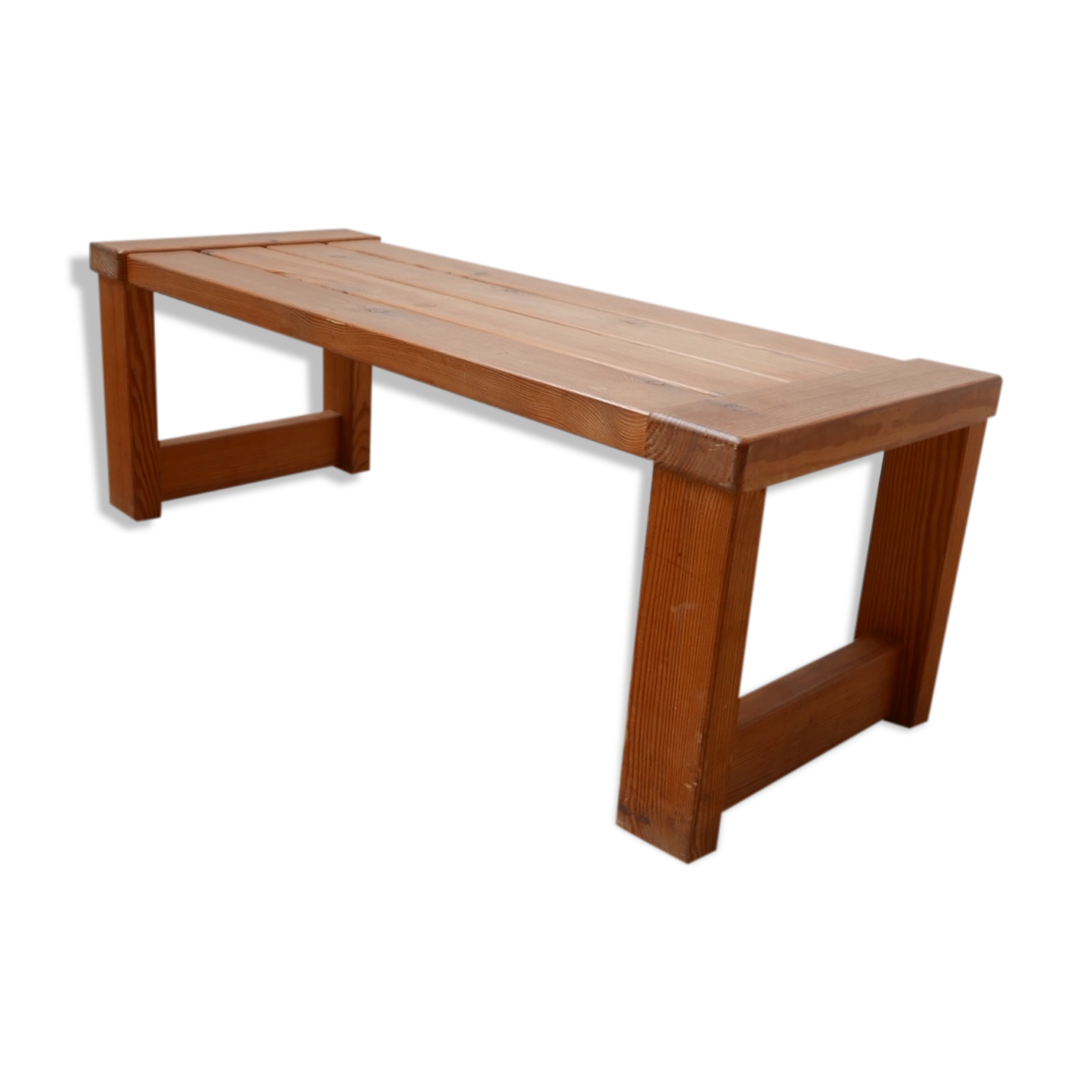 Swedish pine mid-century bench