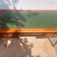 Green leather top desk