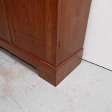 Vintage Dutch oak 2 door bookcase