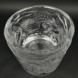 Crystal vase by Bjorn Wiinblad for Rosenthal, limited edition numbered 63/100