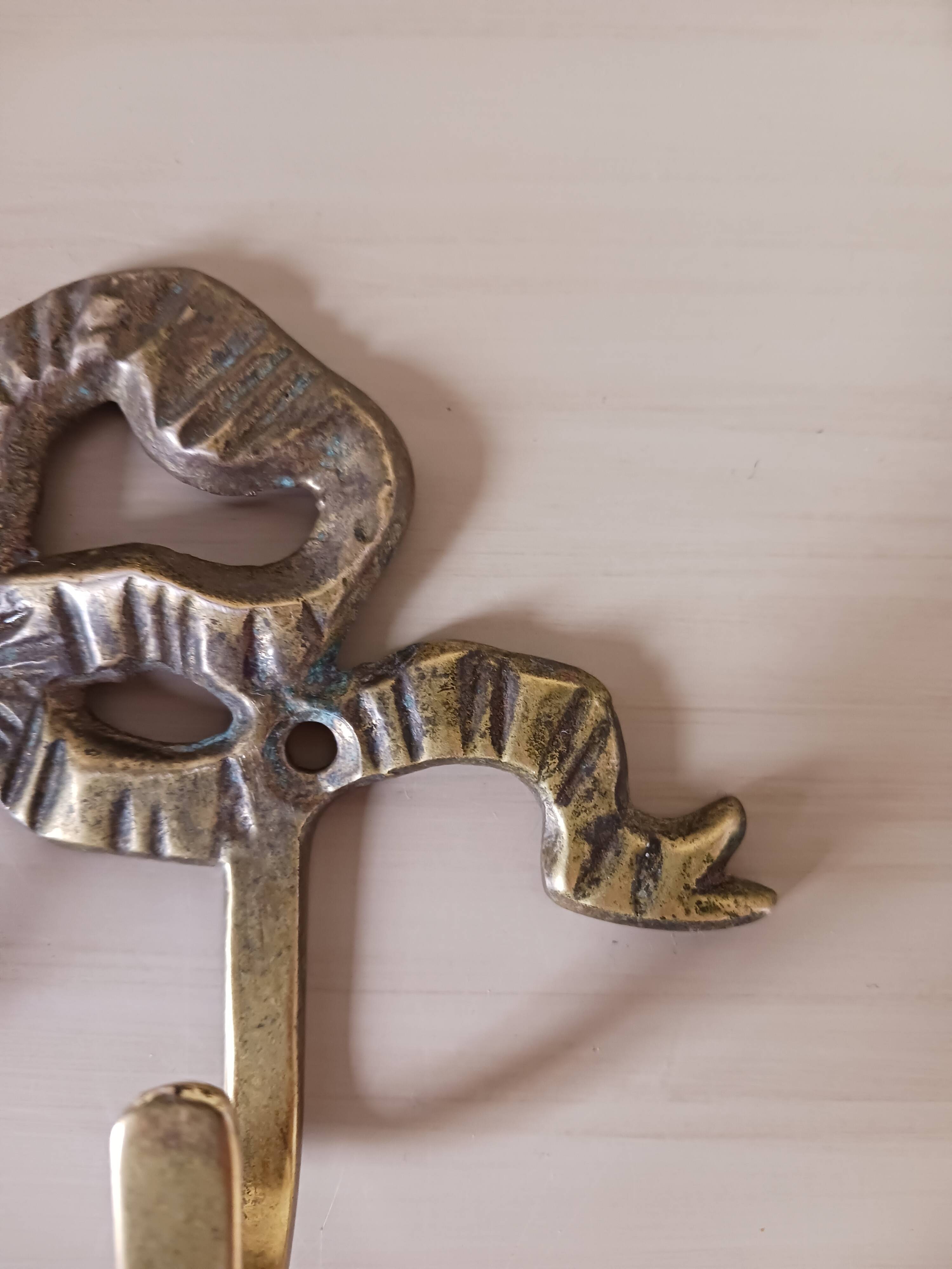 Bronze coat hook