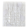 Small minimalist painting, textured white by Vincent Dufresne.