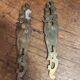 Pair of solid brass cleanliness plates in Louis XV rococo style.