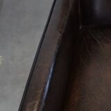 Set of 4 very beautiful sheepskin design dining chairs