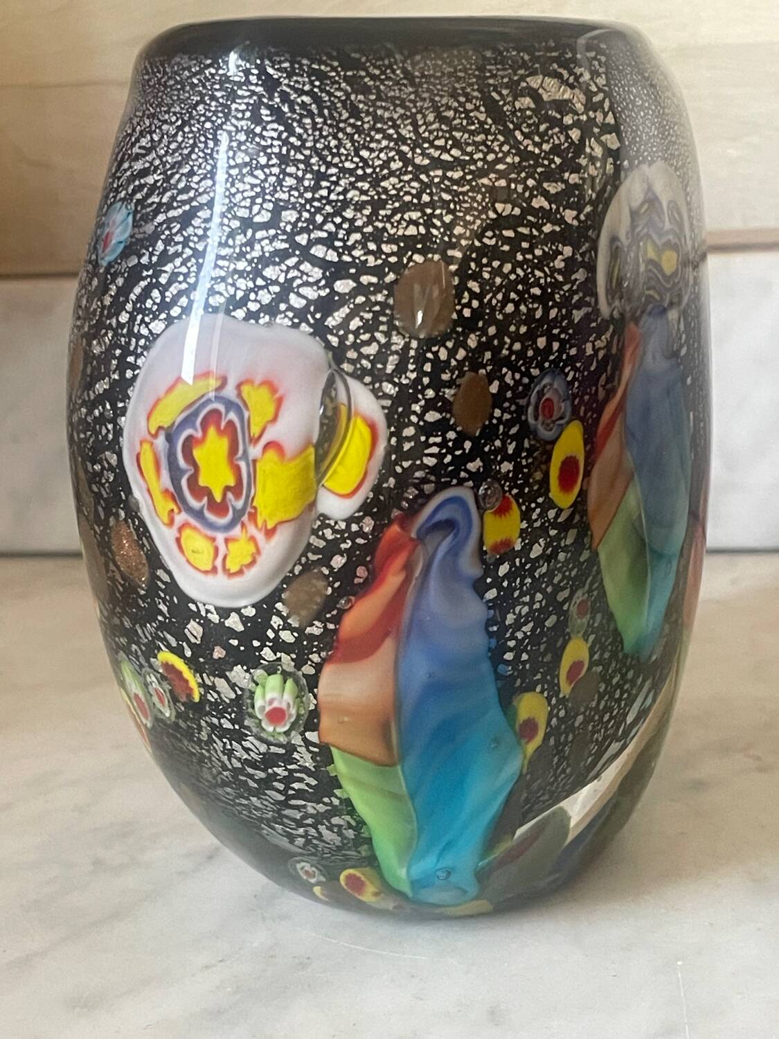 Murano millefiori vase circa 1950