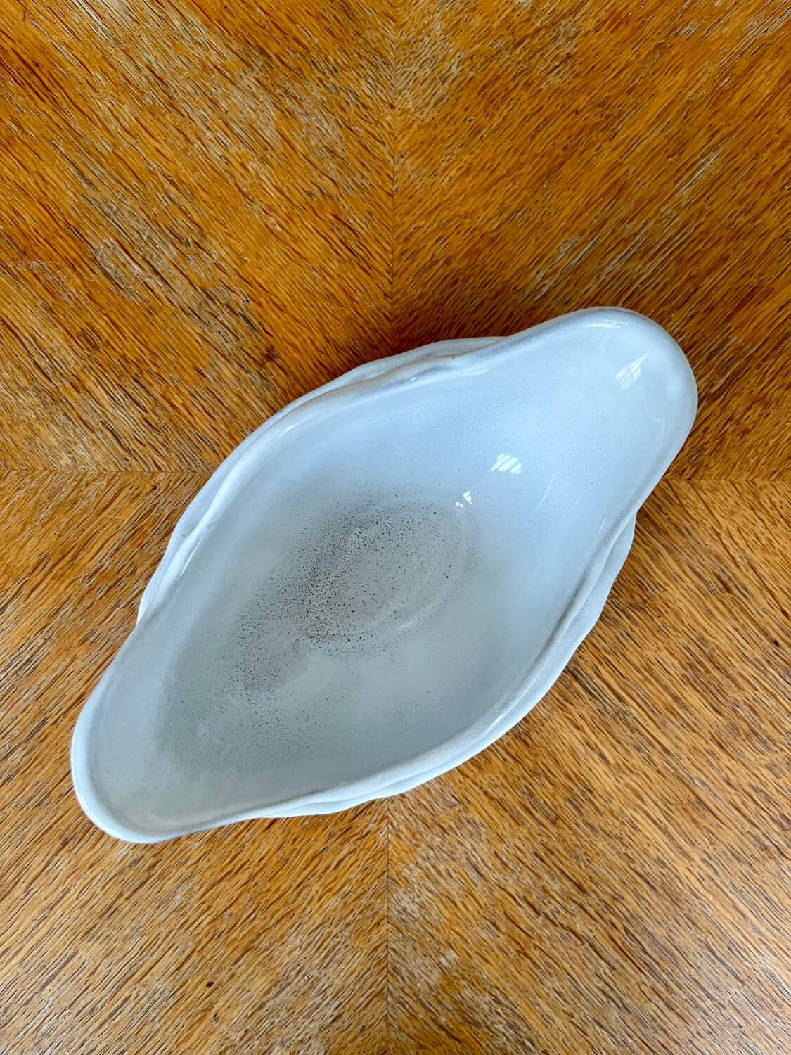 Sauceboat in earthenware, Niderviller