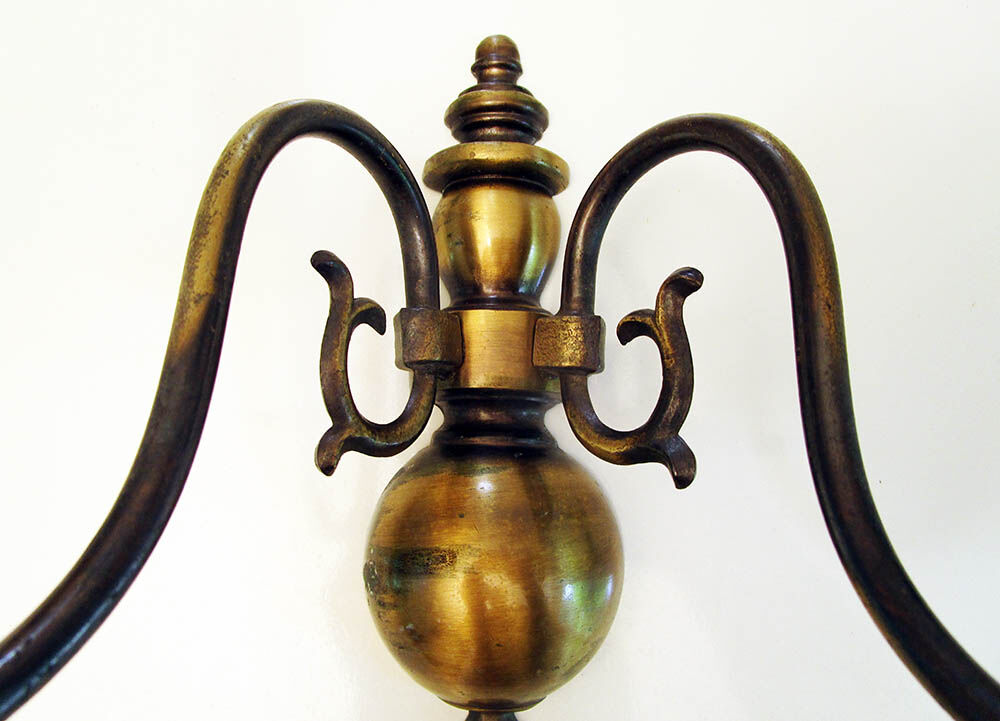 Brass wall lamps