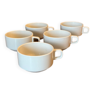Sarreguemines ceramic stackable cups