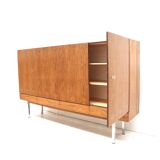Rare buffet vintage en palissandre par Leo Bub pour Wertmöbel.