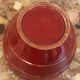 Burgundy glazed ceramic planter