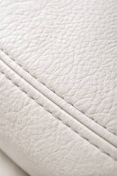High-end white leather sofa