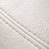 High-end white leather sofa