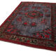 Handmade anatolian 1980s 196 cm x 302 cm red rug