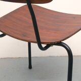 1960s plywood chair industrial design