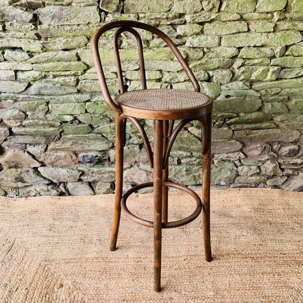 Ancien tabouret haut