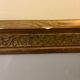 Gilded wood and stucco frame