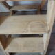 Step ladder 3 steps in solid wood