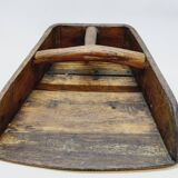 Ancienne Mesure A Grains Chinoise En Bois Art Populaire