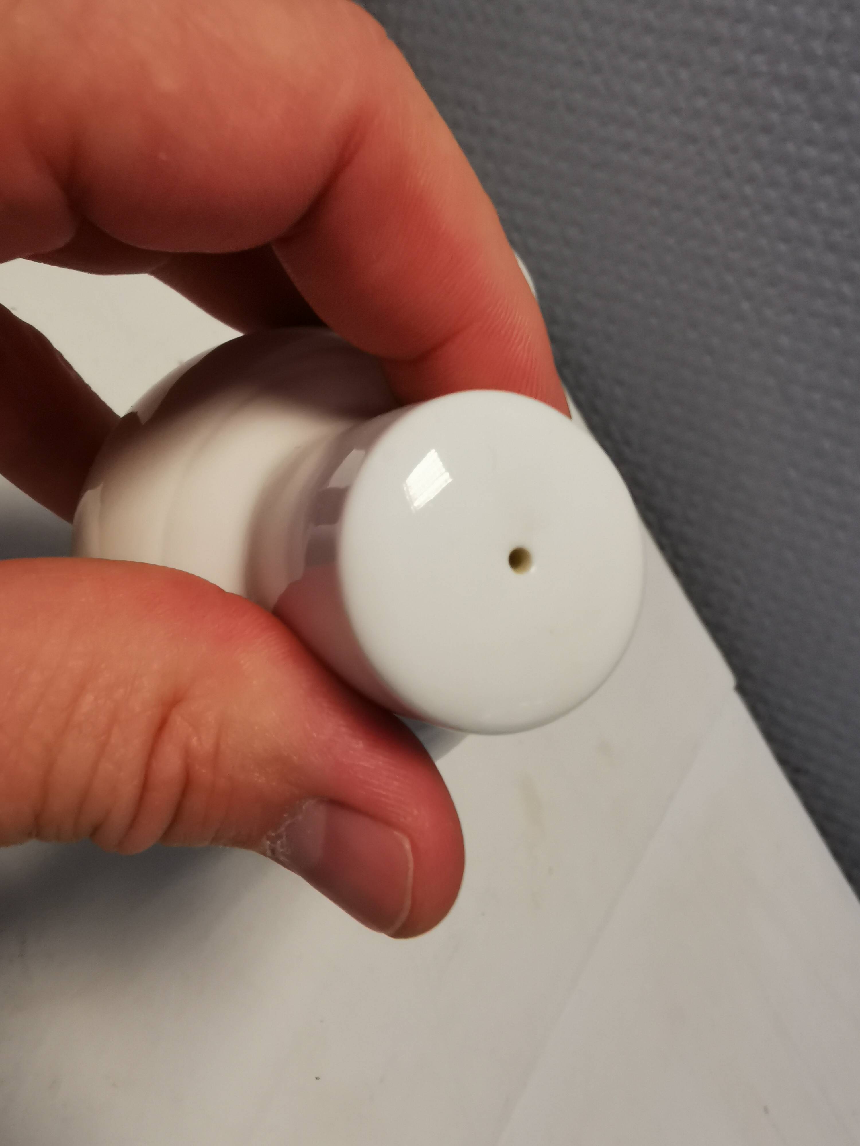 Bing and Grondahl (B&G) Salt and Pepper set No 531/541 model Casablanca estimated 1950s Denmark.